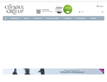 Tablet Screenshot of consul-group.it